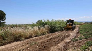 Başkan Şimşekten ova yollarına yerinde inceleme