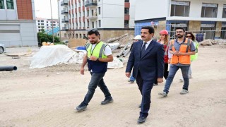 Başkan Taşkın rezerv alınanda incelemede bulundu