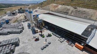 Battalgazi Belediyesi Kilit Taşı ve Bordür Üretim Tesisi üretime başladı