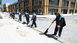 Battalgazi Belediyesinden Akpınar Çarşısında temizlik çalışması