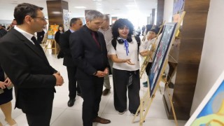 Bayburt BİLSEM öğrencilerinden yıl sonu sergisi