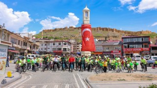 Bayburtta sağlıklı yaşam için pedallar çevrildi