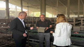 Bayburttaki tuğla fabrikasında çevre denetimi yapıldı