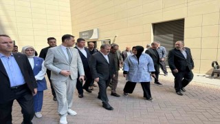 BBP Genel Başkanı Destici, hayatını kaybeden ağabeyi için Eskişehir Şehir Hastanesi morguna geldi