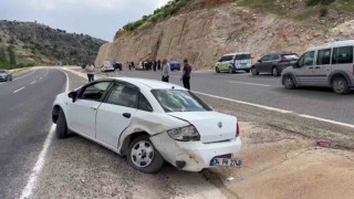 Besnide otomobiller çarpıştı: 2 yaralı
