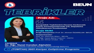 BEUN akademisyeninin TÜBİTAK 3501 Kariyer Projesine destek