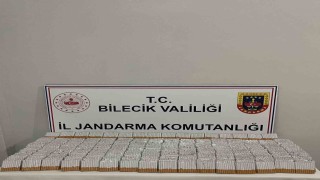 Bilecikte 9 bin 320 adet doldurulmuş makaron ele geçirildi