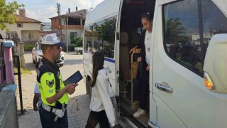 Bilecikte okul servis araçları denetlendi