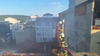 Bilecikte restoranın bacasında korkutan yangın