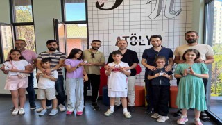 Bilim Ümraniyede babalar ve çocuklar kendi parfümlerini tasarladı