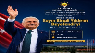 Binali Yıldırım Erzincana geliyor