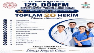 Bitlise 20 yeni doktor atandı