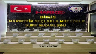 Bitliste yakıt deposuna gizlenen 15 kilo esrar ele geçirildi