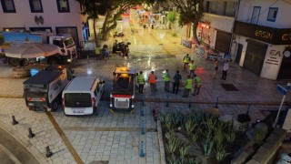 Bodrum Çarşı Mahallesinde kapsamlı temizlik