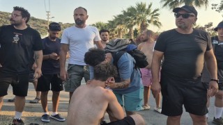 Bodrumda market çalışanları ile dizi seti görevlileri kavga etti: 1 yaralı, 6 gözaltı