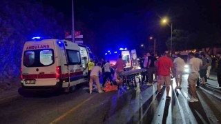 Bodrumda taksi ile motosiklet çarpıştı: 1 ölü, 1 ağır yaralı