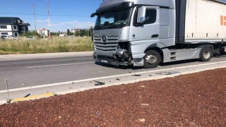 Bolvadinde trafik kazası: 1 yaralı