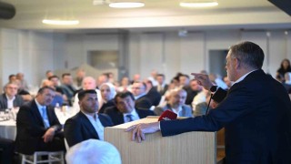 BTSO Başkanı İbrahim Burkay Demirtaştaki firma sahipleriyle buluştu