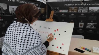 BTÜ öğrencileri Filistin için nöbette