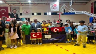 Burhaniyede Yaz Spor Okulları törenle açıldı