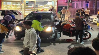 Bursada motosiklet ile otomobil çarpıştı: 1 yaralı