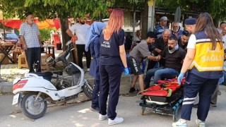 Bursada motosiklet otomobille çarpıştı: 1 yaralı