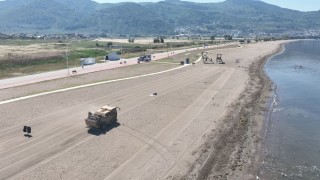 Bursada plajlar yaza hazır