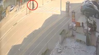 Bursada yaya geçidinde dehşet anları