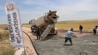 Büyükşehir, 3 ilçeyi beton yolla birbirine bağlıyor