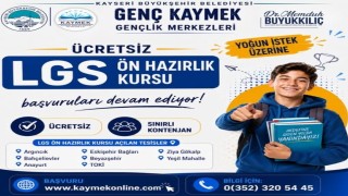 Büyükşehirden gençlere TYT, LGS ve YDS kursları
