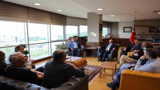 Çalışan Gazeteciler öneri ve taleplerini Rektör Prof. Dr. Sözbire anlattılar