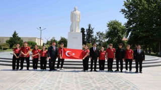 Çameli heyeti, Kardeş Şehir protokolü kapsamında Azerbaycanda temaslarda bulundu