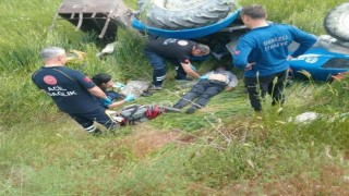 Çamelide traktör kazasında 1 kişi hayatını kaybetti