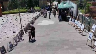 Çamlıderede Gazze için yardım sergisi düzenlendi