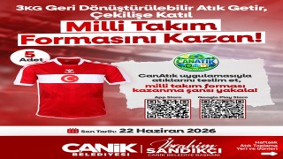 Canikte atık getirene milli takım forması