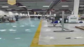 Çankırıda sağanak etkili oldu: Fabrikayı su bastı