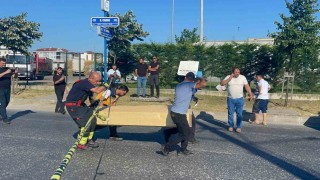 Çerkezköyde otomobil ile elektrikli motosiklet çarpıştı: 1 ölü