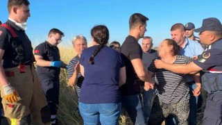 Cesedin başında gelin-kayınvalide kavgası kameraya yansıdı