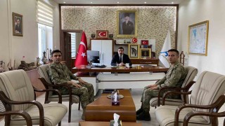 Çıldır 2. Hudut Tabur Komutanı Günferden Kaymakam Akköze ziyaret