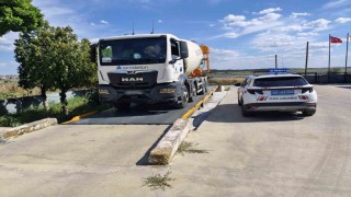 Çimentoyu fazla yükleyince 60 bin TL ceza kesildi