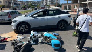 Çocuklarını okuldan almak için yola çıkan anne, motosikletiyle karıştığı kazada hayatını kaybetti