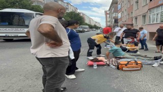 Çorluda ATV ile motosikletin çarpıştığı kazada 2 kişi yaralandı