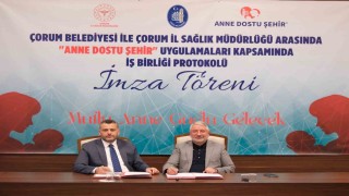 Çorumda Anne Dostu Şehir için güç birliği