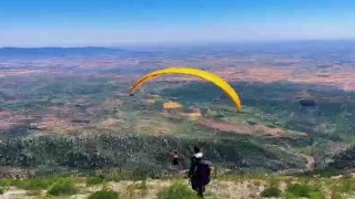 Cudi Dağında gökyüzüne adrenalin yolculuğu