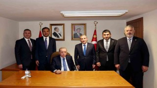 Cumhurbaşkanı Erdoğan Başkan Ali Tombaşı kabul etti