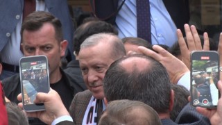Cumhurbaşkanı Erdoğan, Edirnede vatandaşlarla sohbet etti
