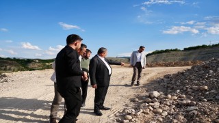 Darende Millet Bahçesinde çalışmalar yerinde incelendi
