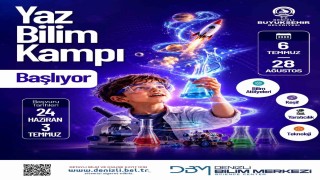 Denizli Büyükşehirden yaz tatiline bilim dolu kamp