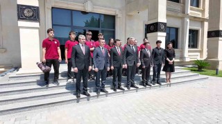Denizli heyetine Azerbaycanda sıcak karşılama