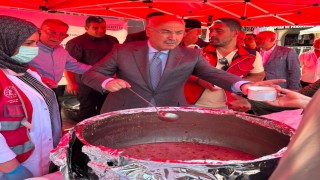 Denizli'de Muharrem ayının bereketi aşure ikramıyla paylaşıldı